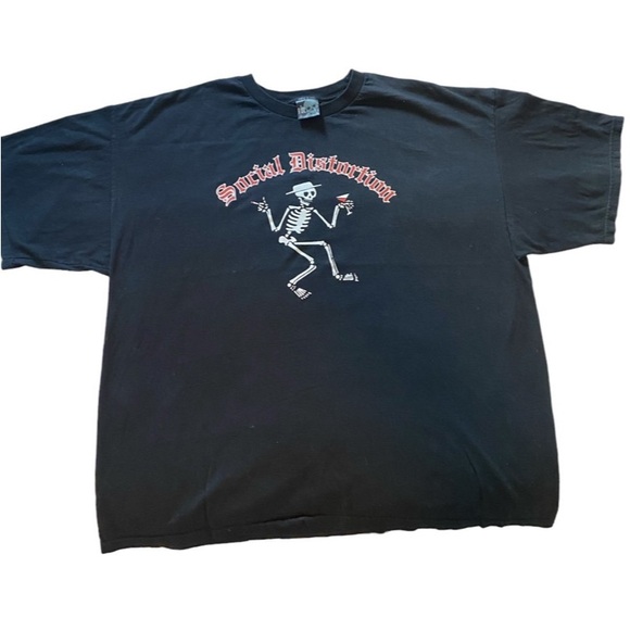 SOCIAL DISTORTION Original Vintage t-shirt Black Giant label Mike Ness 3XL - Picture 1 of 6